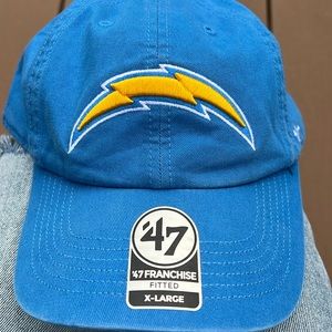 Los Angeles Chargers fitted hat XL. New with tags